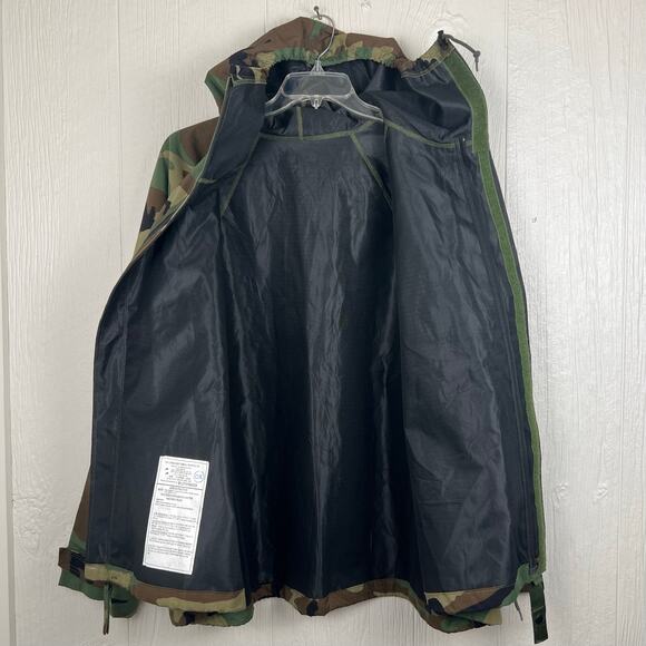 Camo Coat Jacket Men's XL Long, Military Chemical Protective Overgarment NFR - Picture 4 of 13